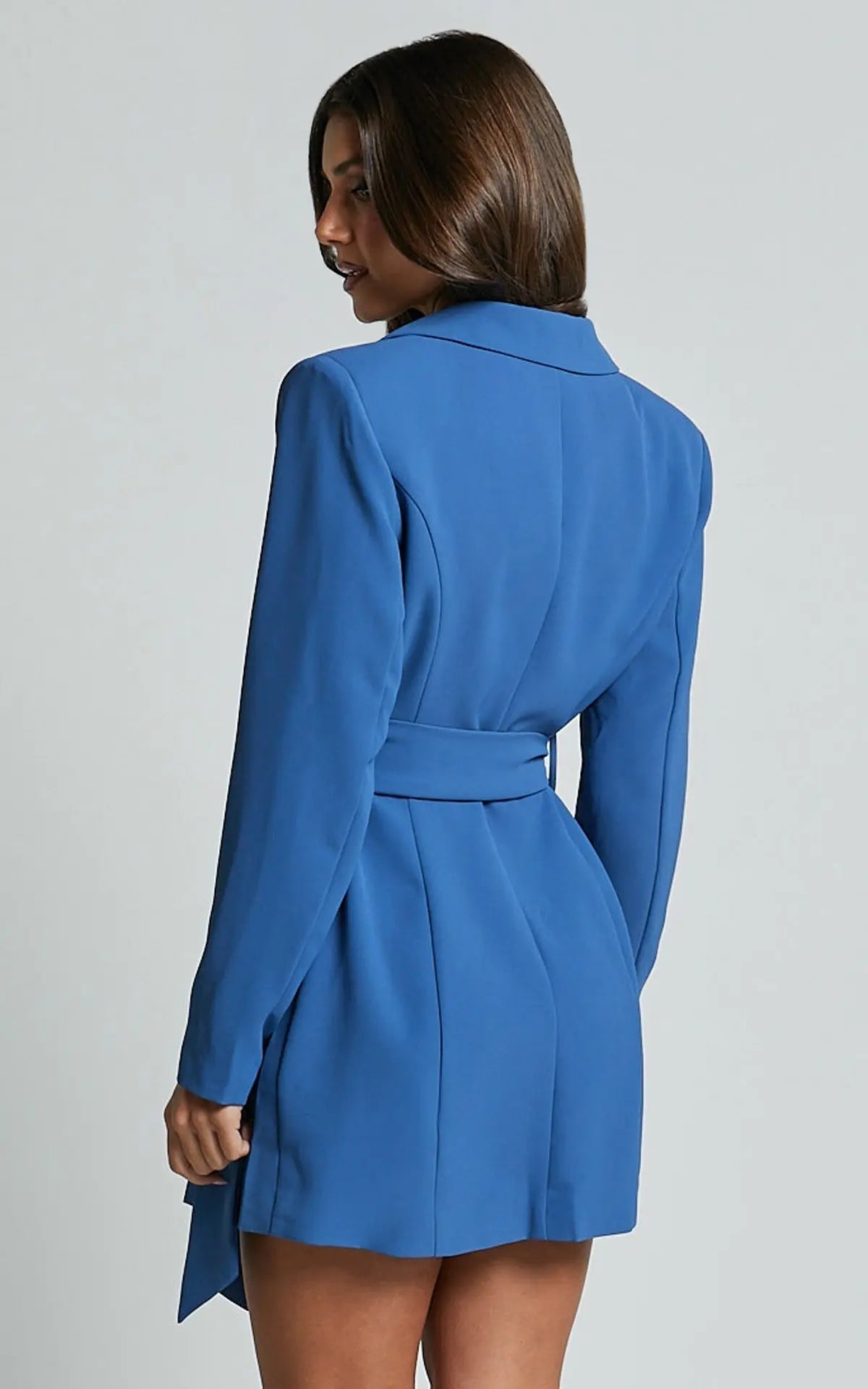Image of Gale | Women's Belted Mini Blazer Dress