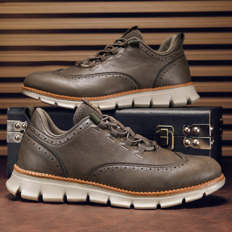 Image of George | Men's Hybrid Wingtip Dress Sneakers