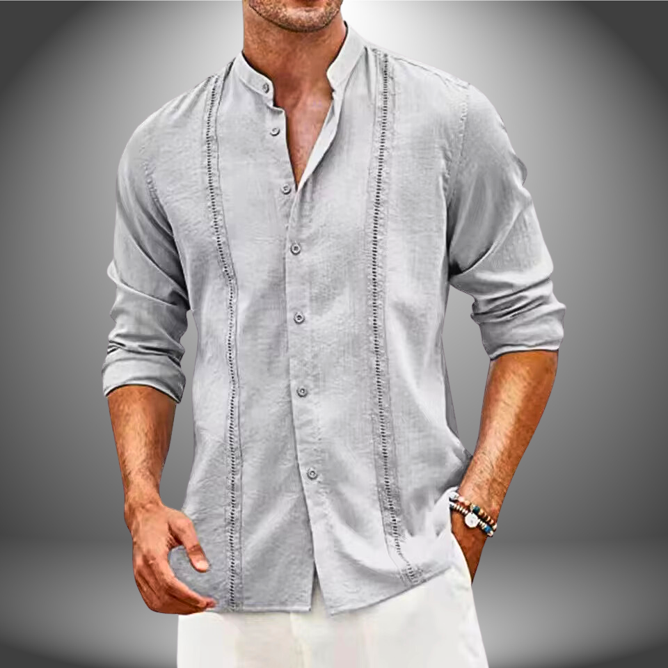 Image of Gilbert | Men's Long Sleeve Button-Down Shirt