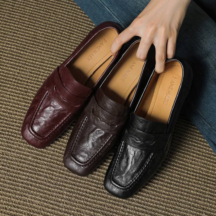 Image of Gloria | Women's Block Heel Slip-On Loafers
