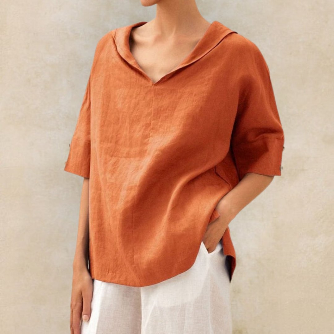 Image of Grace | Women's V-Neck Casual Blouse