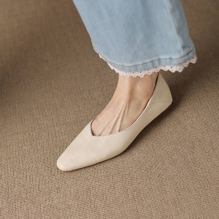 Image of Greta | Women's Pointed Toe Slip-On Flats