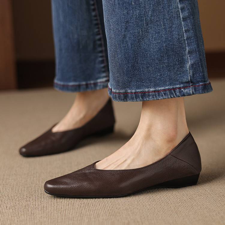 Image of Greta | Women's Pointed Toe Slip-On Flats