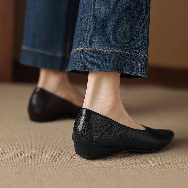Image of Greta | Women's Pointed Toe Slip-On Flats