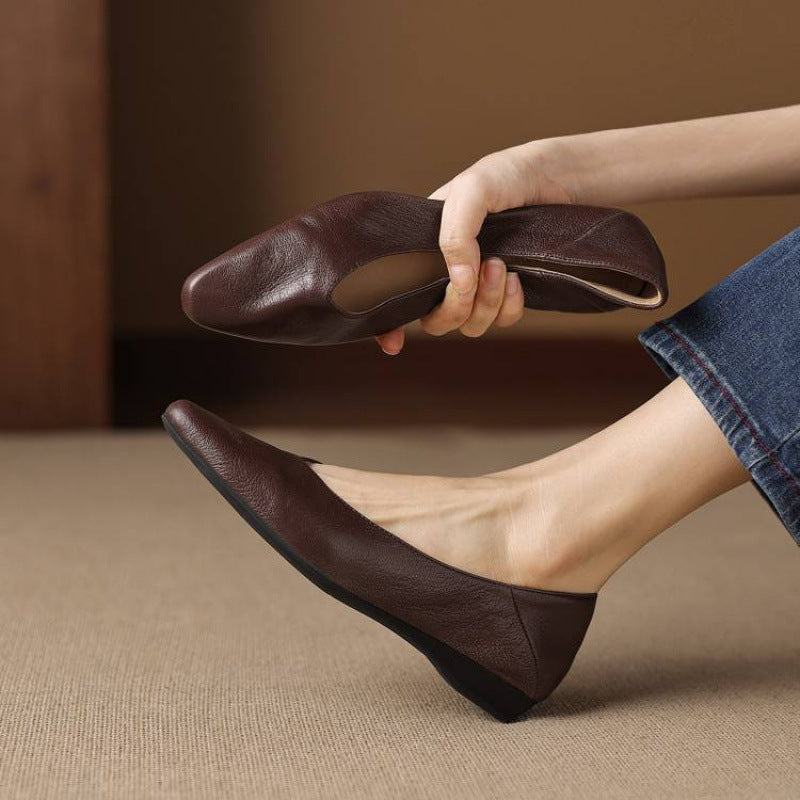 Image of Greta | Women's Pointed Toe Slip-On Flats