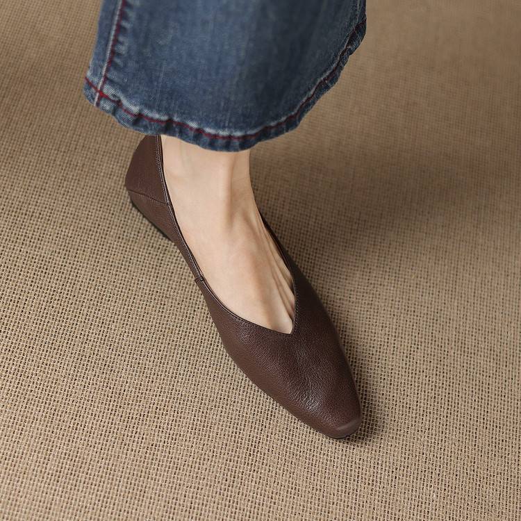 Image of Greta | Women's Pointed Toe Slip-On Flats