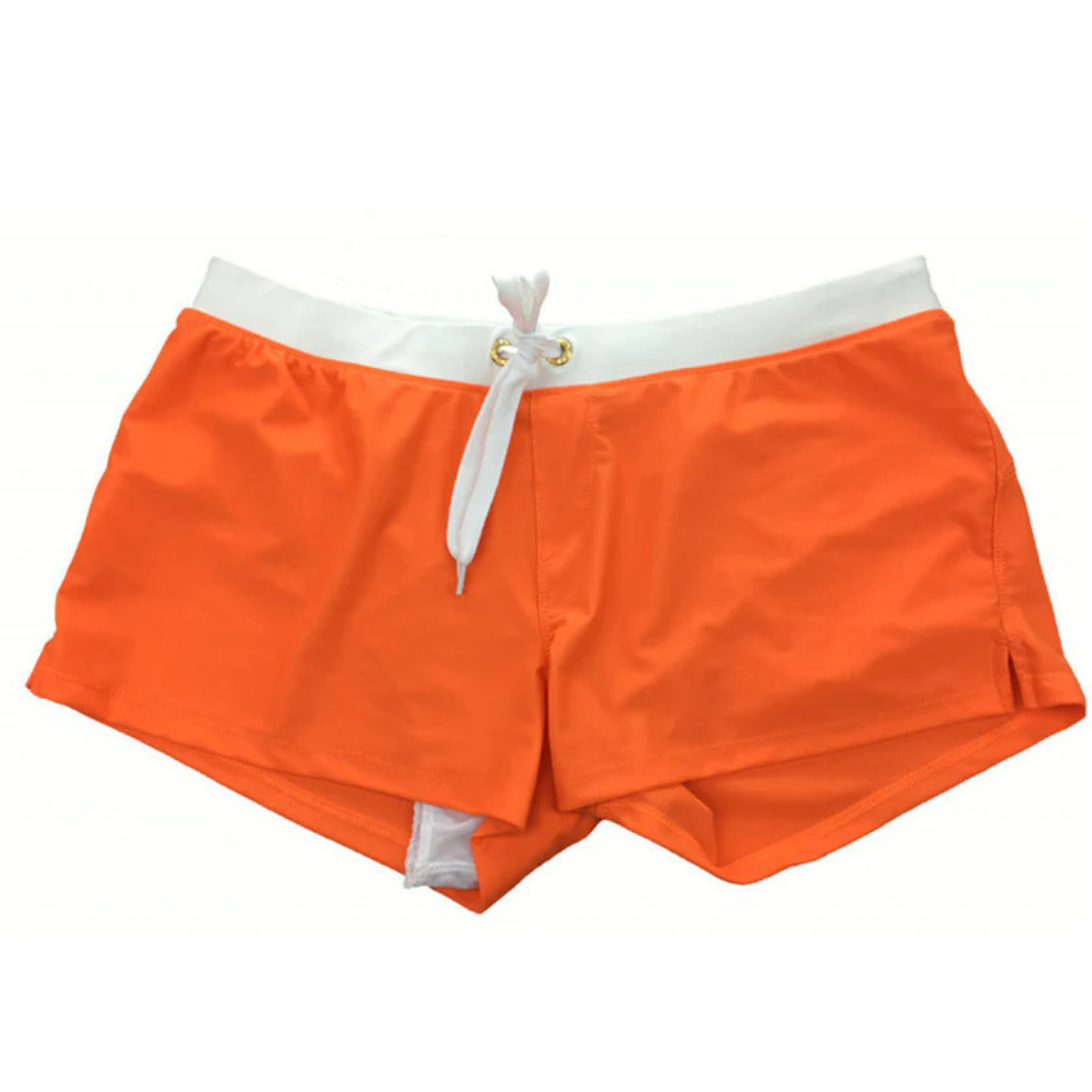 Image of Guy | Men's Low Rise Square Cut Swim Trunks