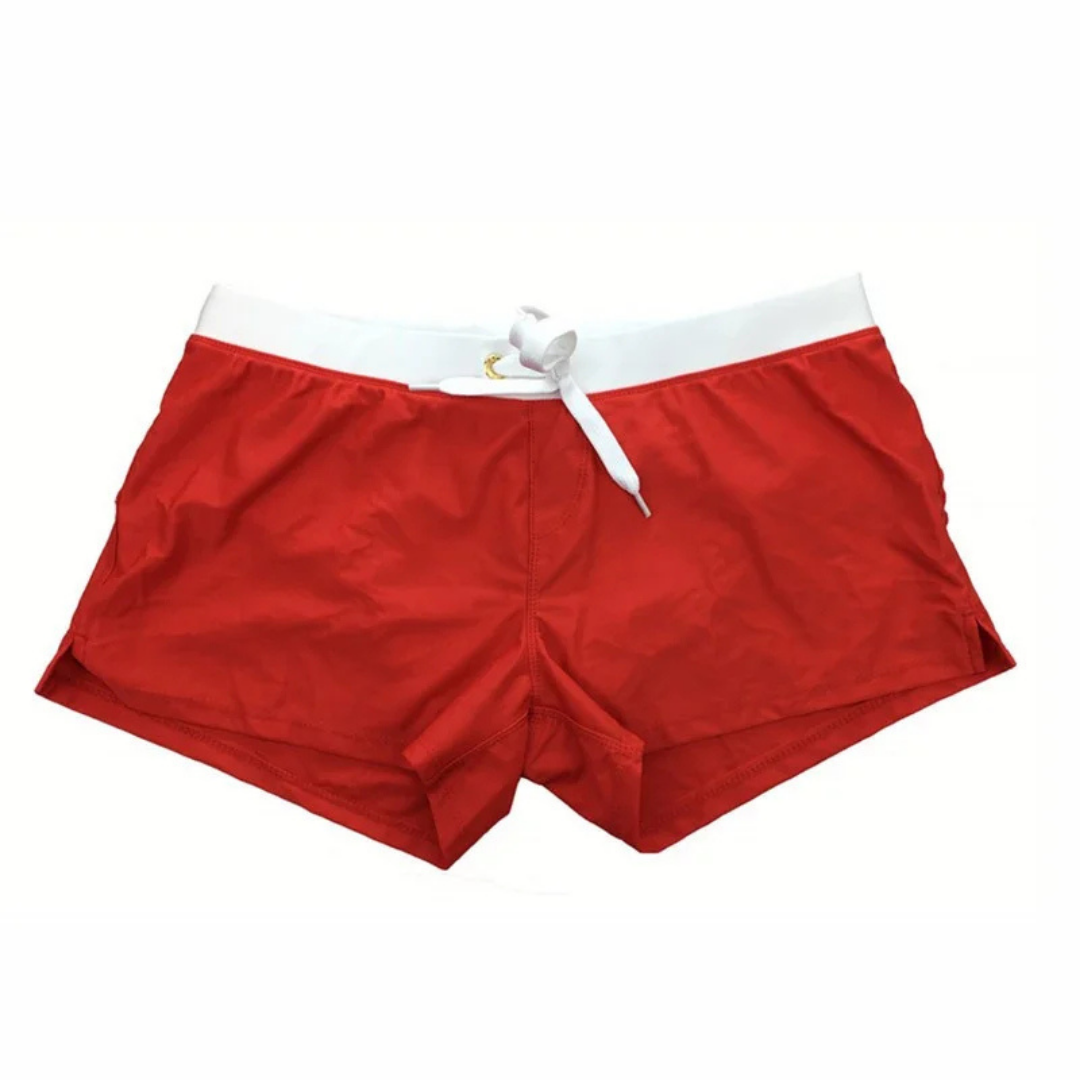Image of Guy | Men's Low Rise Square Cut Swim Trunks