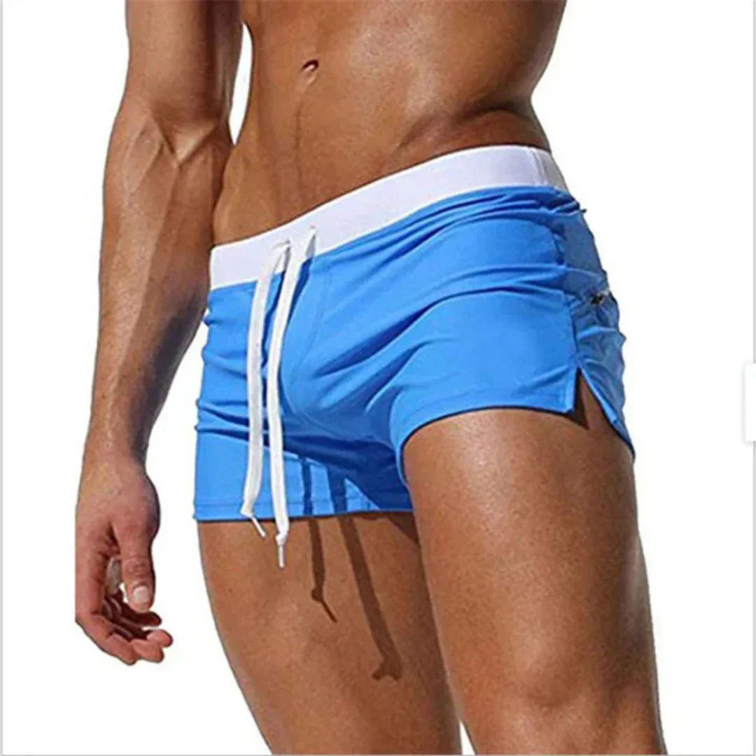 Image of Guy | Men's Low Rise Square Cut Swim Trunks