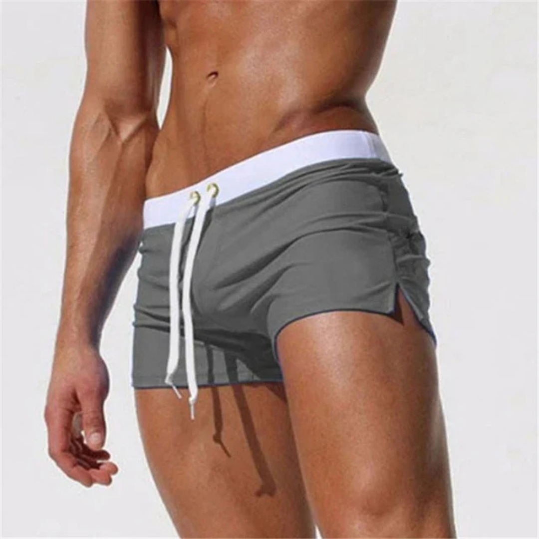Image of Guy | Men's Low Rise Square Cut Swim Trunks