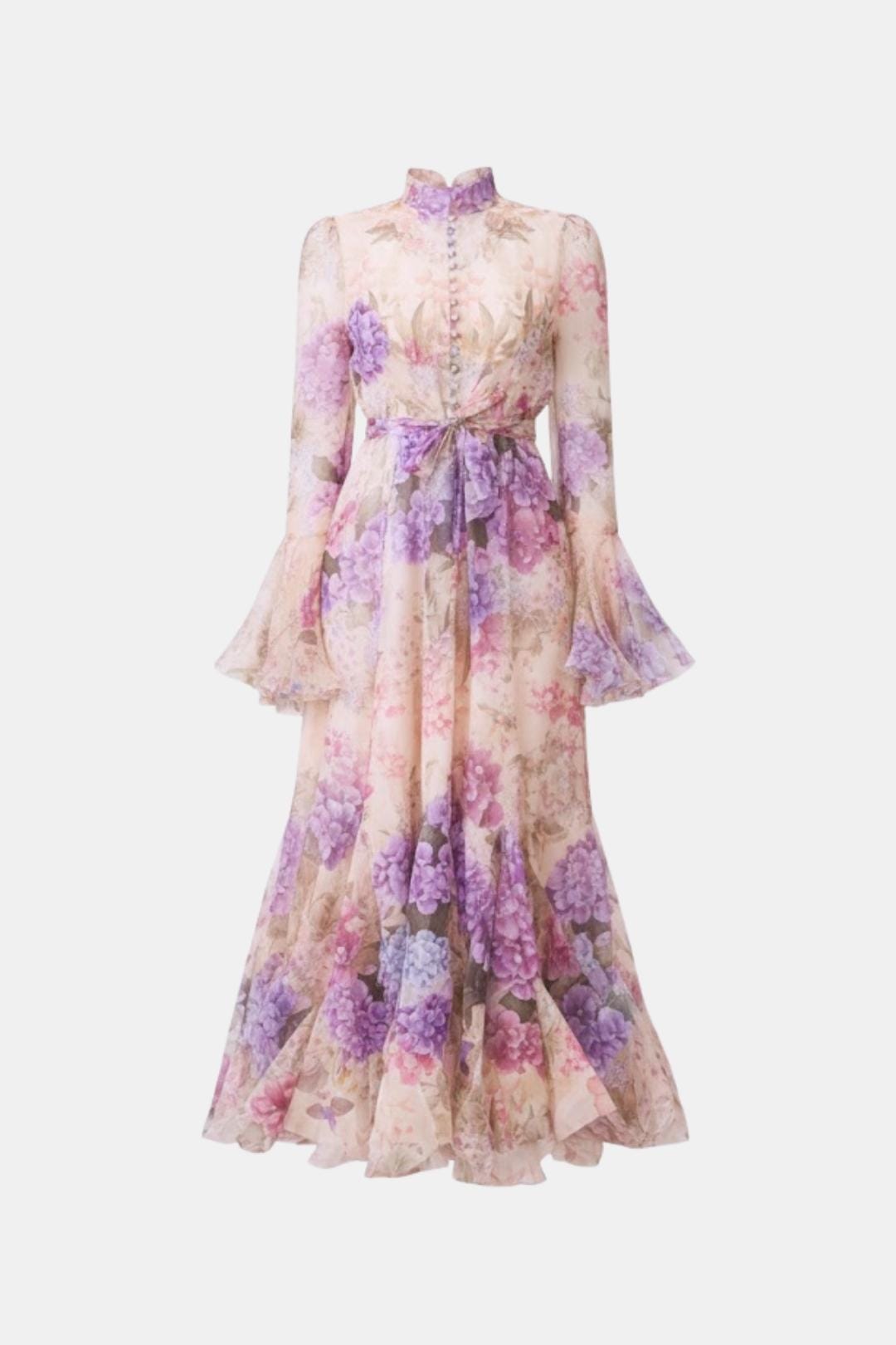 Image of Harper | Women's Ruffle Long Sleeve Maxi Dress