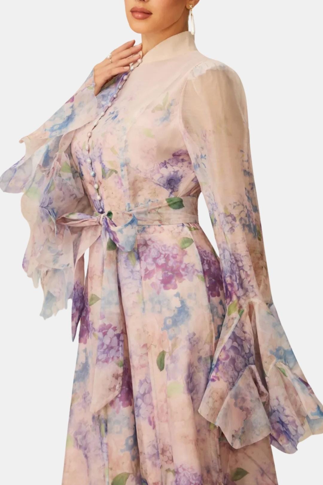 Image of Harper | Women's Ruffle Long Sleeve Maxi Dress