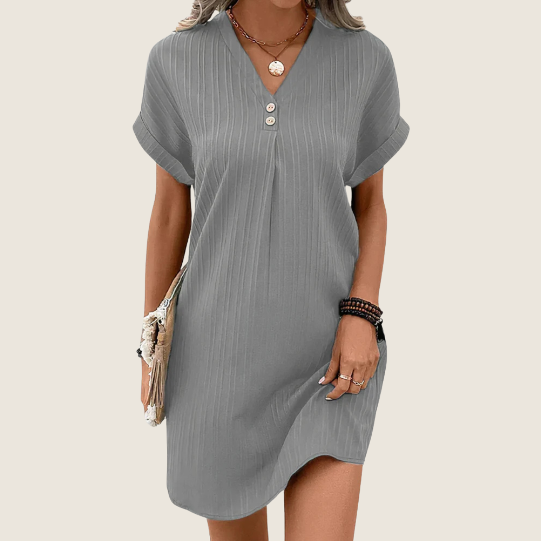 Image of Harper | Women's V-Neck Mini Dress