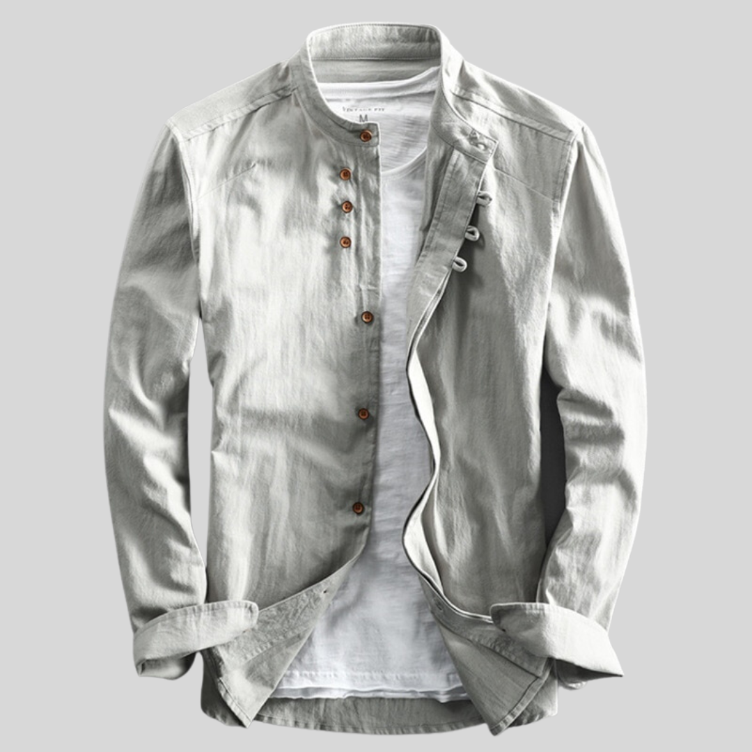 Image of Heath | Men's Long Sleeve Button-Down Shirt