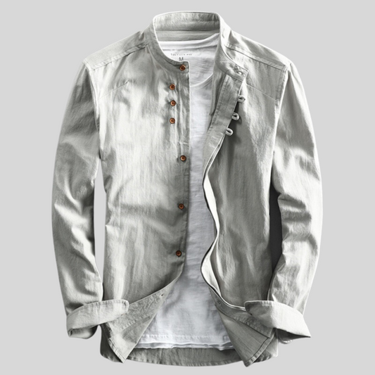 Image of Heath | Men's Long Sleeve Button-Down Shirt