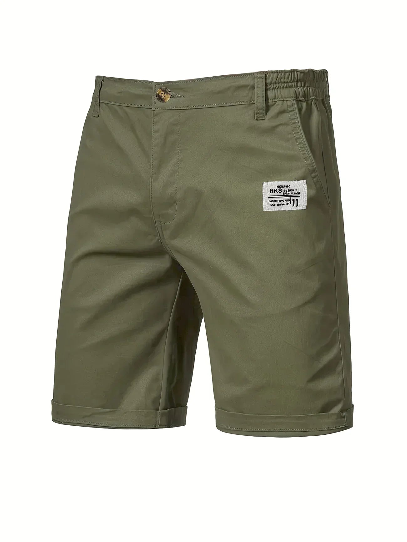 Image of Hector | Men's Elastic Waist Casual Shorts