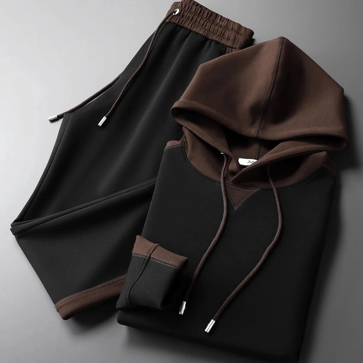 Image of Henry | Men's Color Block Hoodie Set