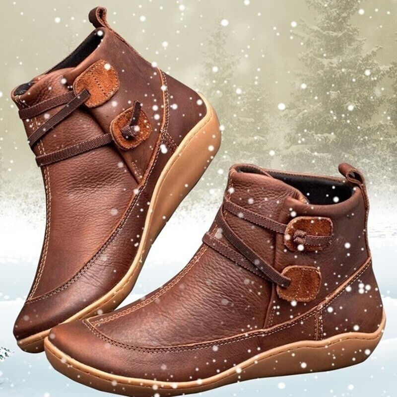 Image of Holly | Women's Casual Pull-On Ankle Boots