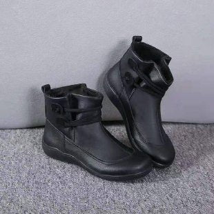 Image of Holly | Women's Casual Pull-On Ankle Boots