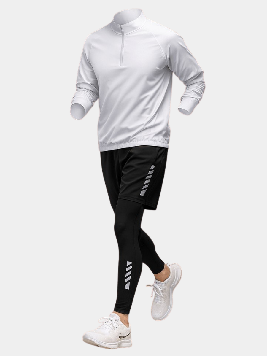 Image of Howard | Men's Quarter Zip Activewear Set