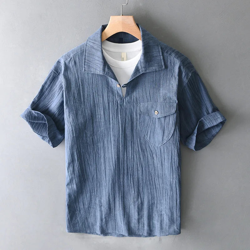 Image of Ian | Men's Camp Collar Casual Shirt