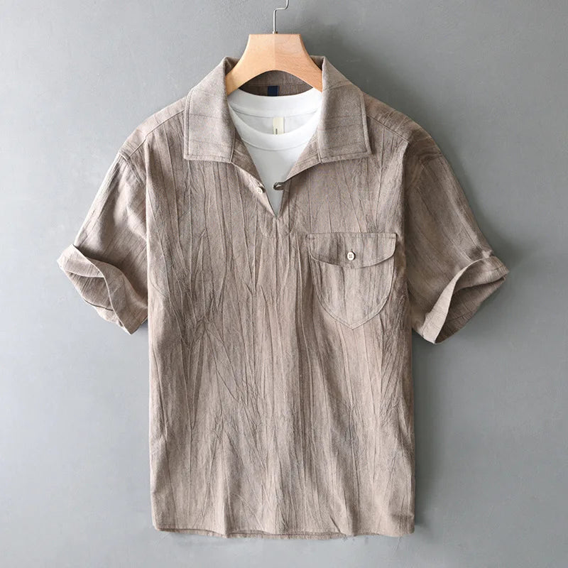 Image of Ian | Men's Camp Collar Casual Shirt