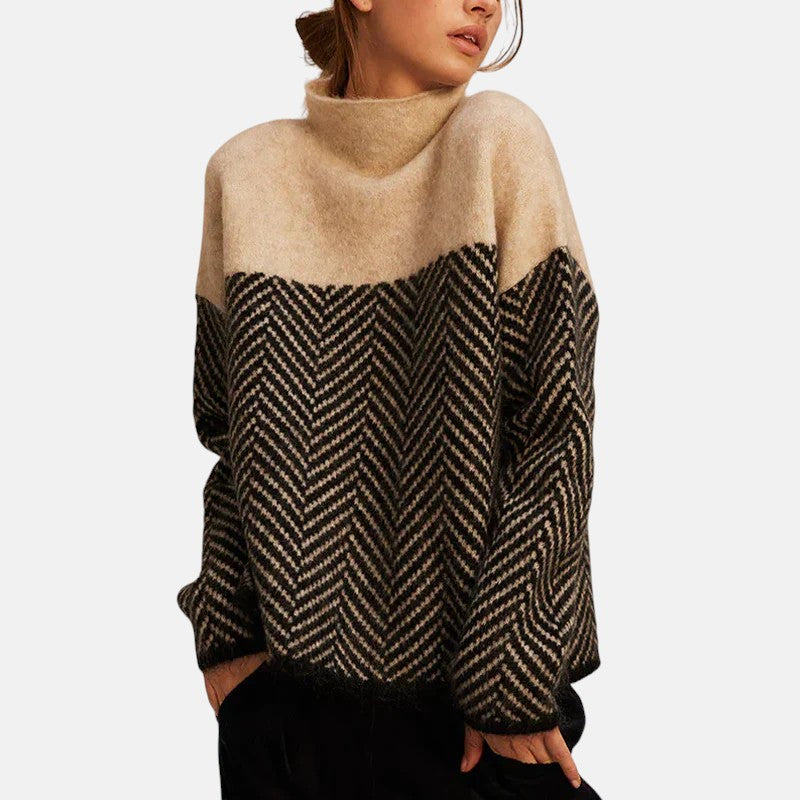 Image of Janet | Women's Oversized Turtleneck Sweater