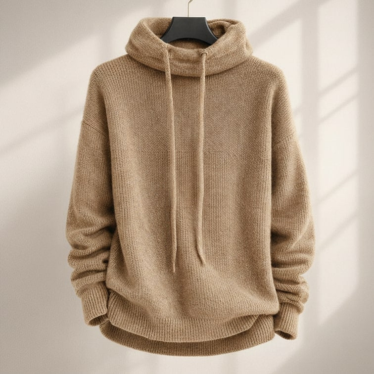 Image of Janice | Women's Cowl Neck Hooded Sweater