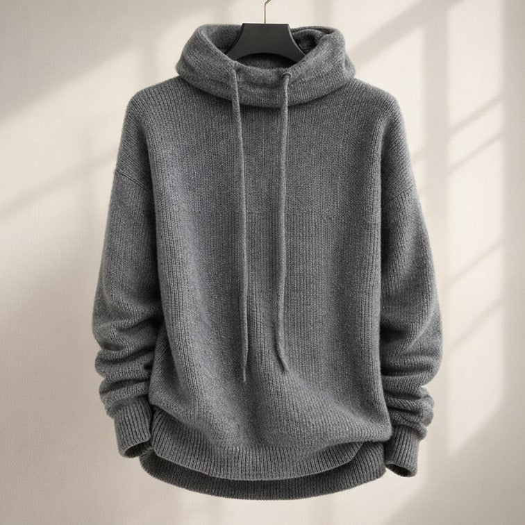 Image of Janice | Women's Cowl Neck Hooded Sweater