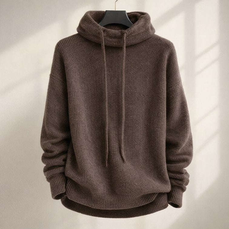 Image of Janice | Women's Cowl Neck Hooded Sweater