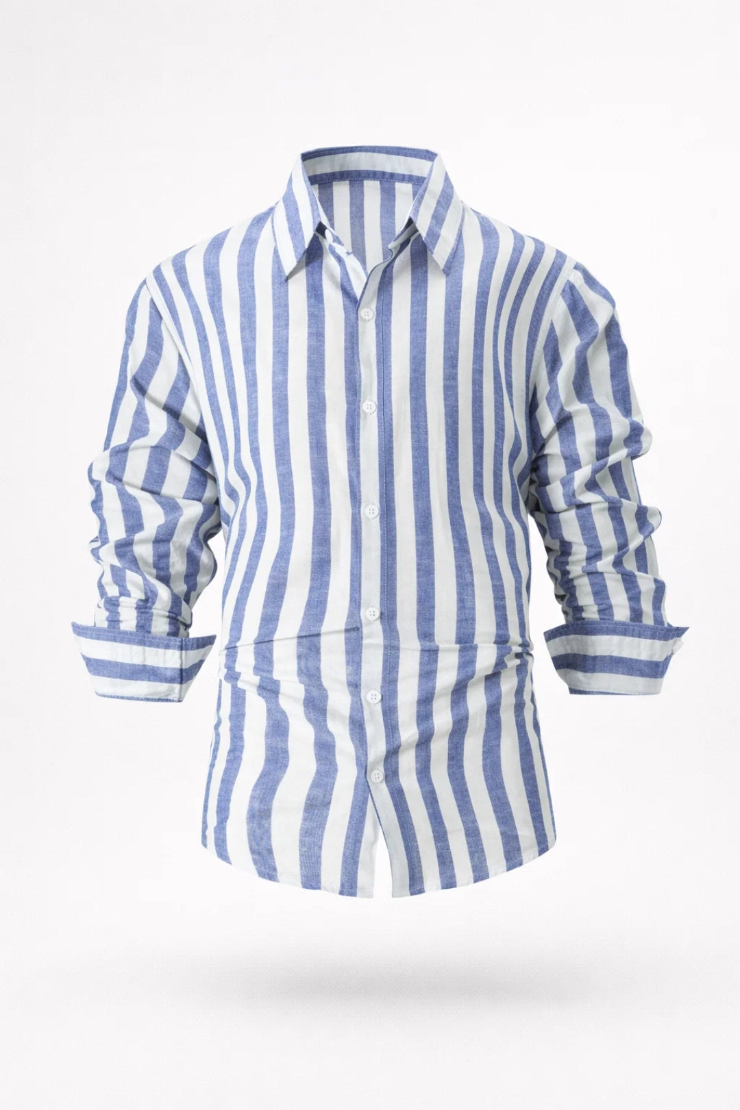 Image of Jaxon | Men's Button-Down Striped Shirt