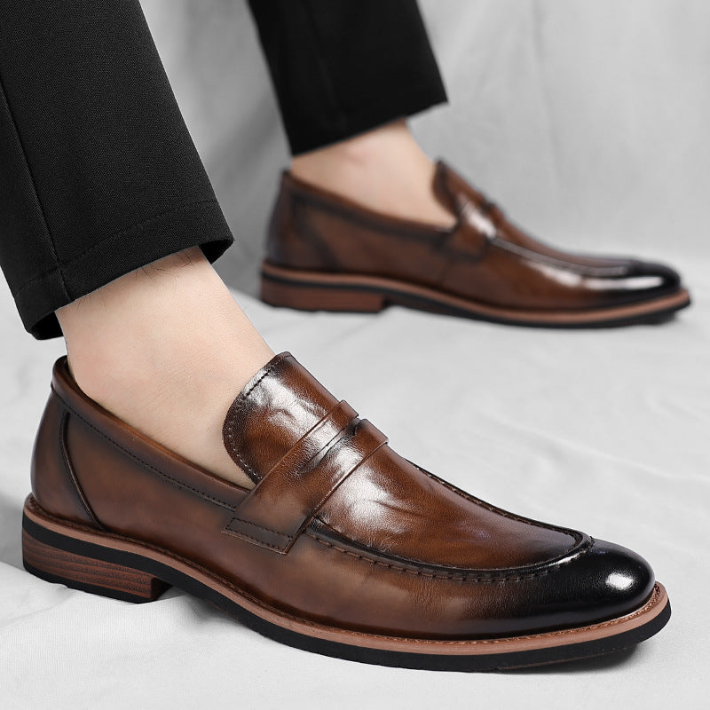 Image of Jaxon | Men's Slip-On Leather Dress Loafers