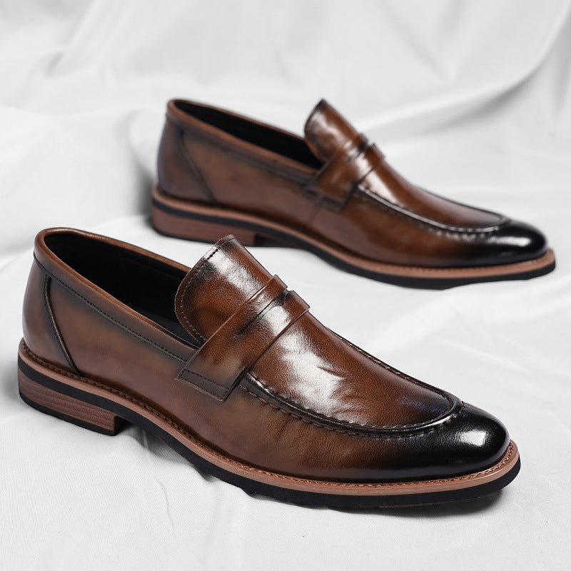 Image of Jaxon | Men's Slip-On Leather Dress Loafers