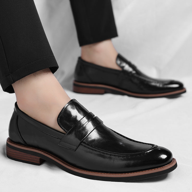 Image of Jaxon | Men's Slip-On Leather Dress Loafers