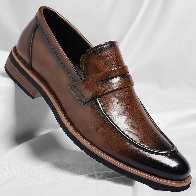 Image of Jaxon | Men's Slip-On Leather Dress Loafers