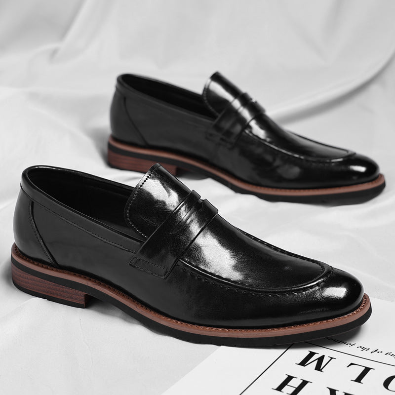 Image of Jaxon | Men's Slip-On Leather Dress Loafers