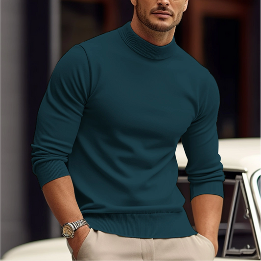 Image of Jaxon | Men's Turtleneck Pullover Sweater
