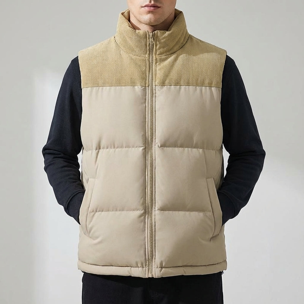 Image of Jayden | Men's Quilted Puffer Vest