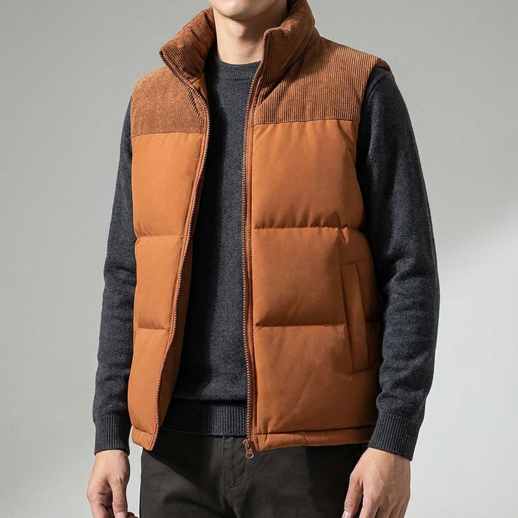 Image of Jayden | Men's Quilted Puffer Vest