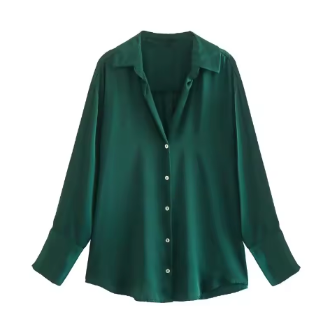 Image of Jayla | Women's Oversized Button-Up Blouse