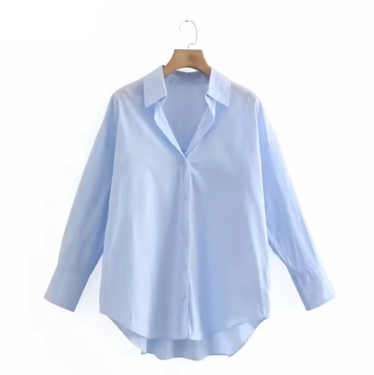 Image of Jayla | Women's Oversized Button-Up Blouse