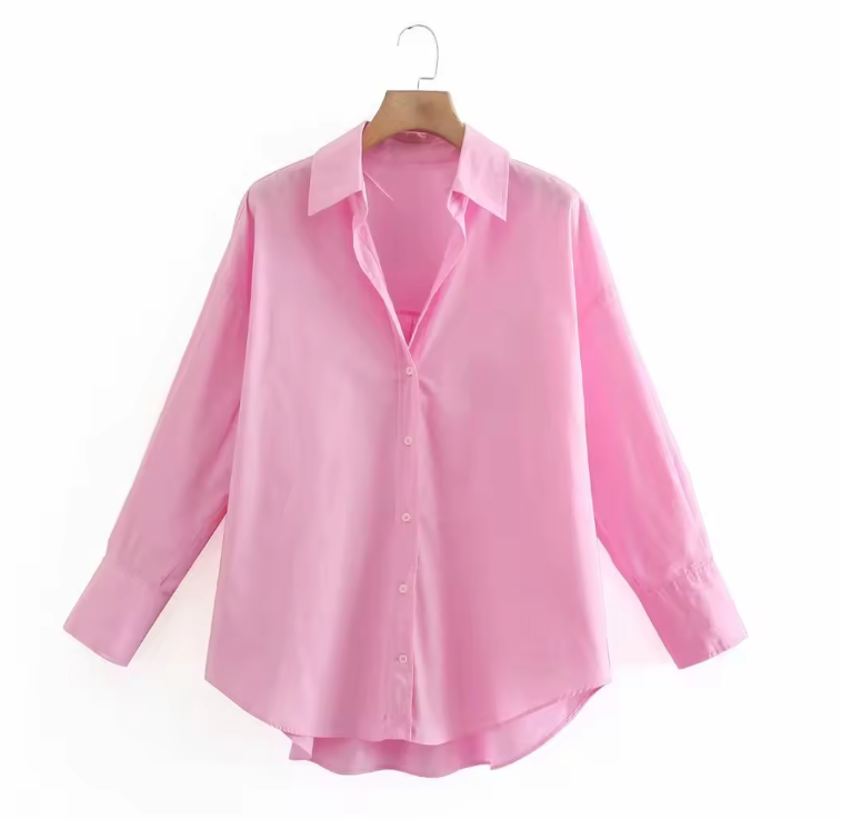 Image of Jayla | Women's Oversized Button-Up Blouse