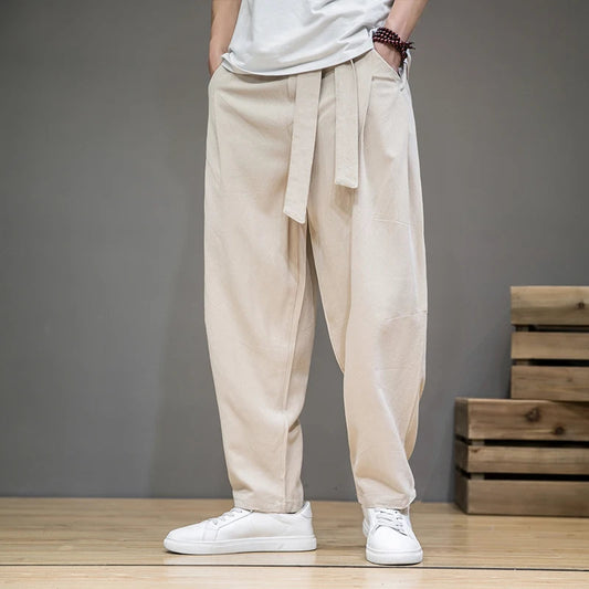 Image of Jeremy | Men's Wide Leg Belted Pants
