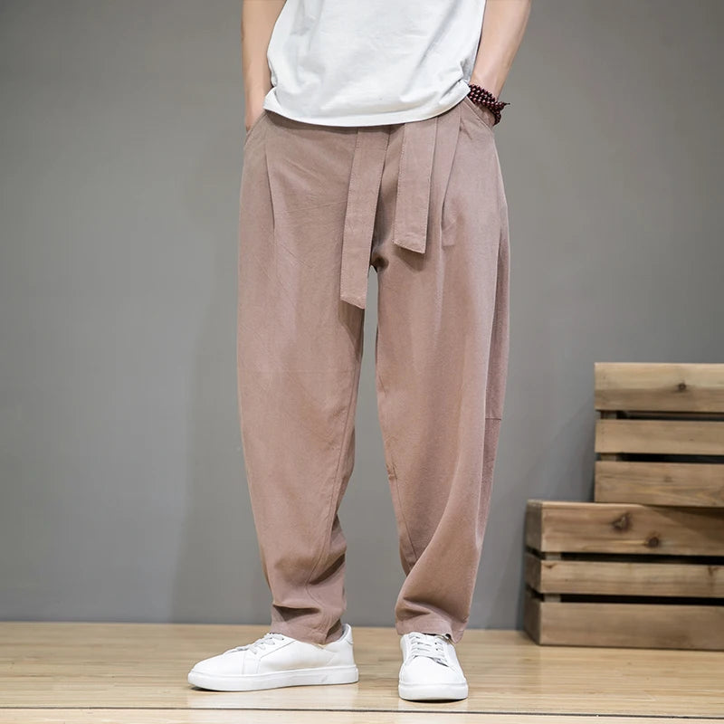Image of Jeremy | Men's Wide Leg Belted Pants