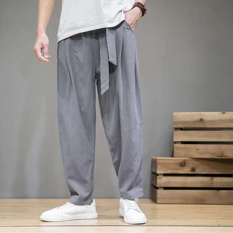 Image of Jeremy | Men's Wide Leg Belted Pants