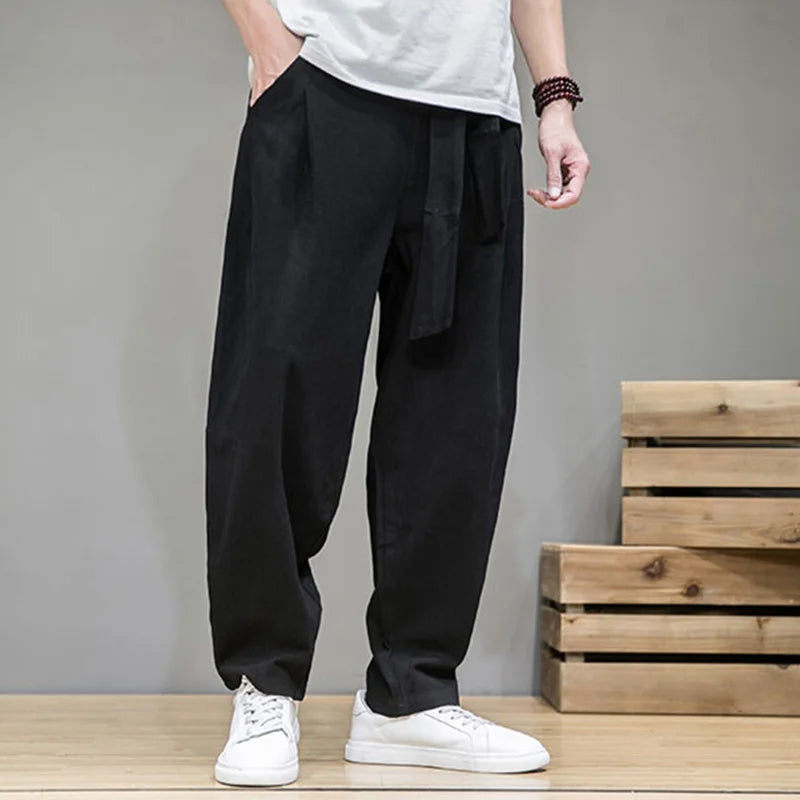 Image of Jeremy | Men's Wide Leg Belted Pants