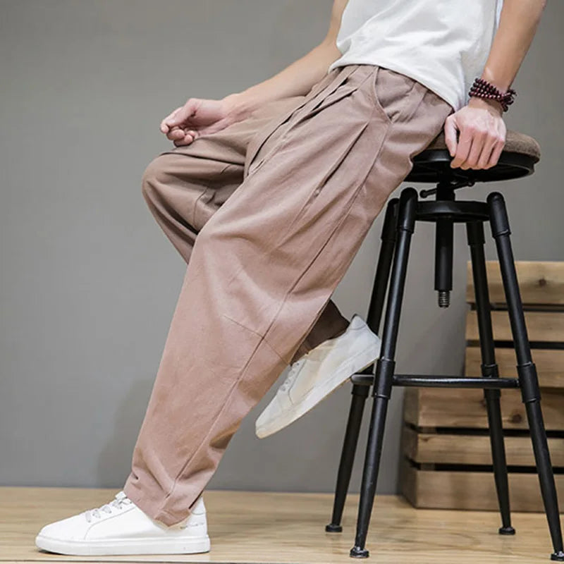 Image of Jeremy | Men's Wide Leg Belted Pants