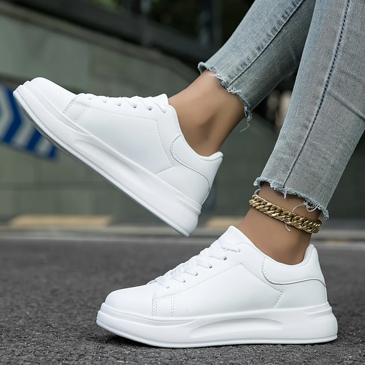 Image of Jillian | Women's Lace-Up Platform Sneakers