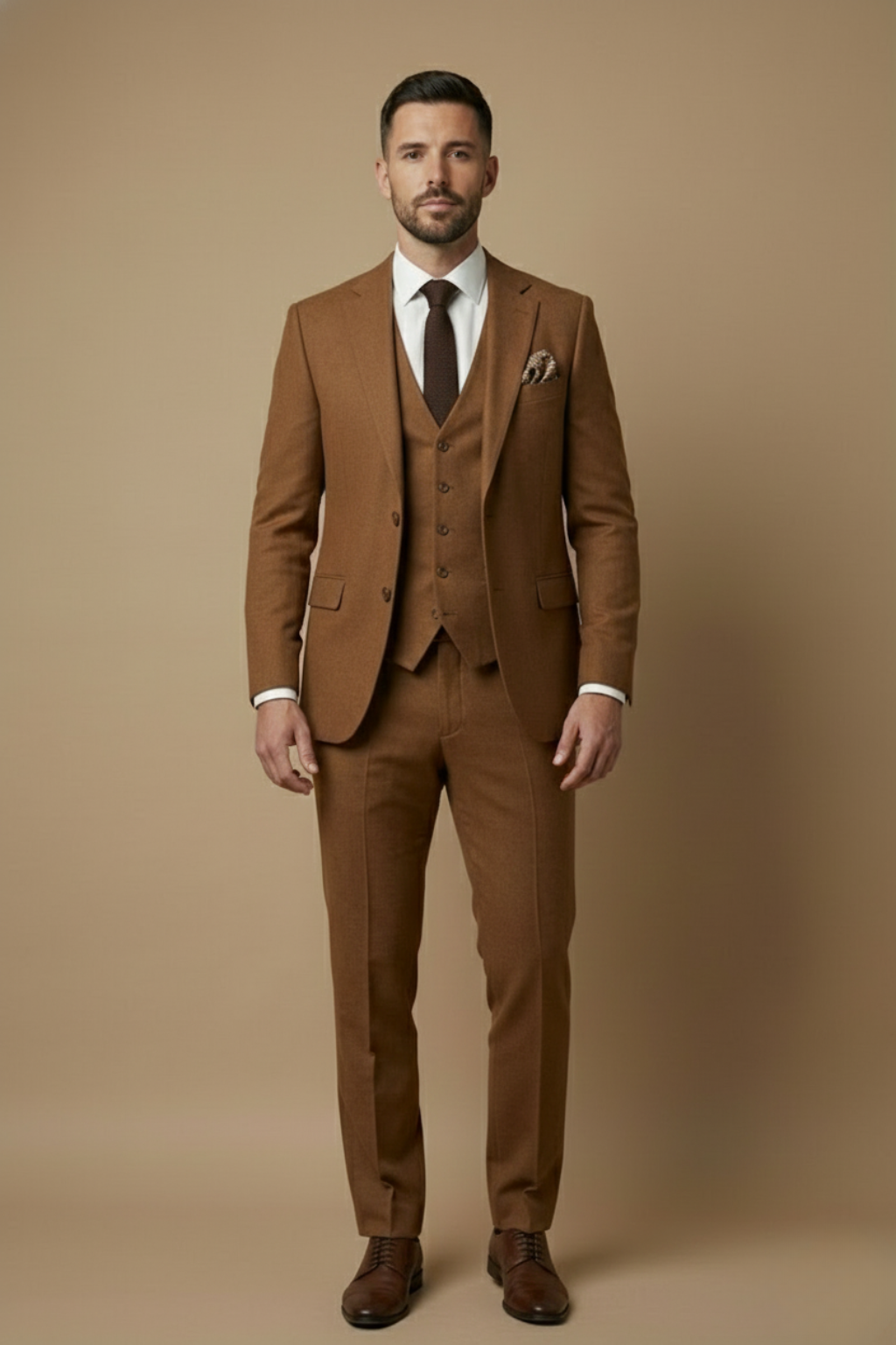 Image of Josiah | Men's Slim Fit Three-Piece Suit