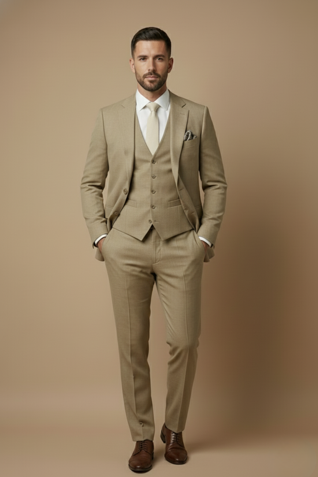 Image of Josiah | Men's Slim Fit Three-Piece Suit